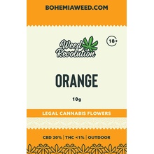 Weed Revolution Orange Outdoor CBD 20% THC 1% 10g