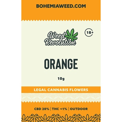 Weed Revolution Orange Outdoor CBD 20% THC 1% 10 g