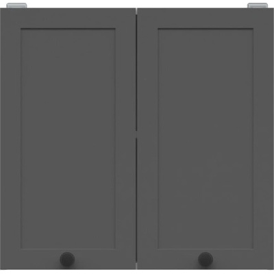 Junona Line Ramka skříňka G2D/80/57, bílá/grafit – Zboží Dáma