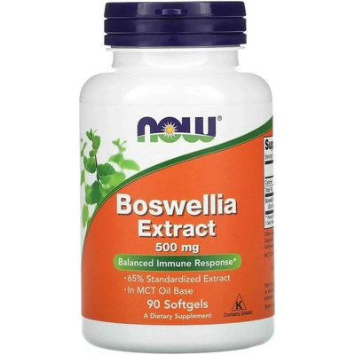 Now Foods Boswellia Extrakt 500 mg 90 softgelových kapsúl