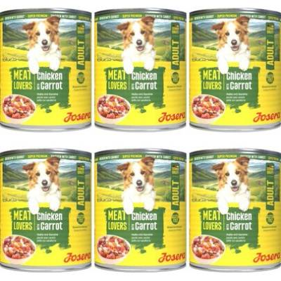Josera Meat Lovers Menu Chicken and Carrot 6 x 800 g
