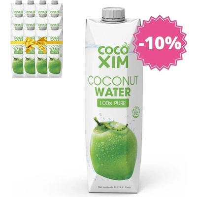 COCOXIM Kokosová voda PURE 12 x 1000 ml