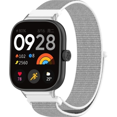 VSECHNONAMOBIL NYLON Řemínek pro Xiaomi Smart Band 8 Pro bílošedý 71849