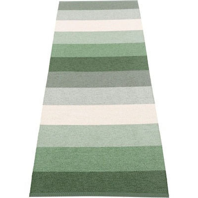 Pappelina Зелена и кремава пътека за открито и закрито 70x200 cm Molly Woods - Pappelina (MY1W720)