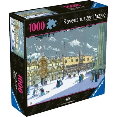 Ravensburger Пъзел Ravensburger от 1000 части - Сняг във Венеция (12001019)