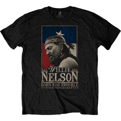 Willie Nelson Born For Trouble Black XL Риза (WNTS02MB04)