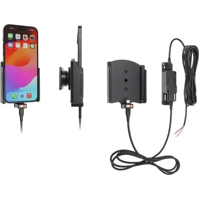 Brodit držák do auta na Apple iPhone 15 Plus bez pouzdra, se skrytým nabíjením 727374