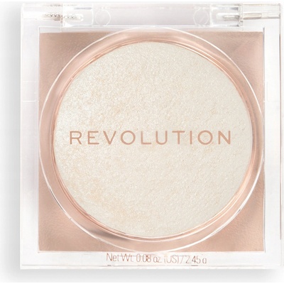 Makeup Revolution Beam Bright kompaktný púdrový rozjasňovač Diamond Glow 2,45 g