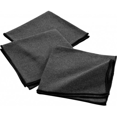 Douceur d'intérieur bavlna ubrousky Mistraline 3ks antracitové 40x40cm