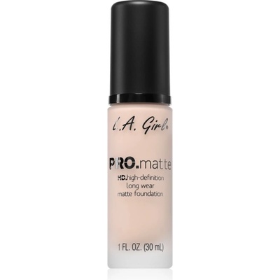 L.A. Girl Cosmetics PRO. Matte HD dlouhotrvající make-up s matným efektem Ivory 30 ml