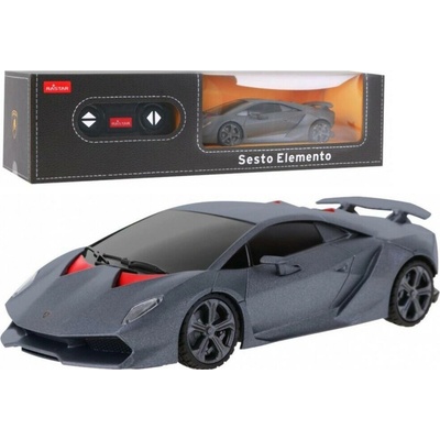 Leantoys RC športové auto na diaľkové ovládanie Lamborghini Sesto Elemento šedé 1:24