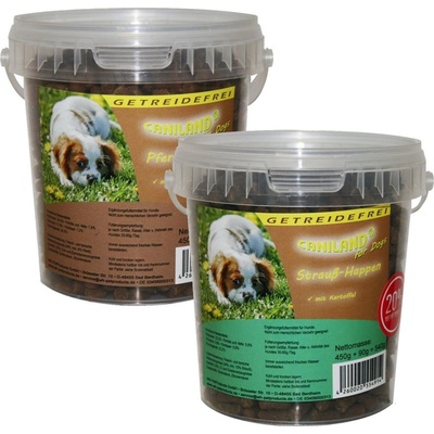 Caniland Soft pštrosie kúsky bez obilnín 2 x 540 g