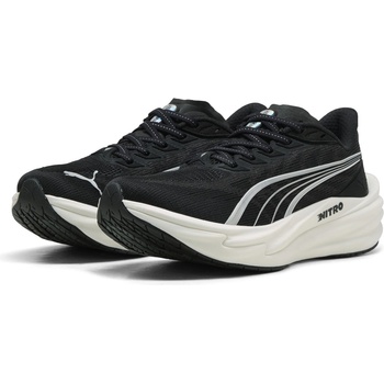 PUMA Дамски маратонки Puma Womens Deviate Nitro 4 Running Shoes - Black/White