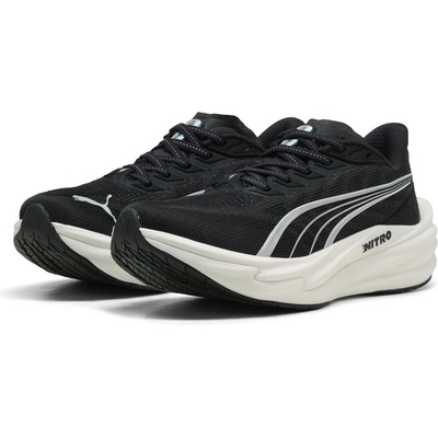 PUMA Дамски маратонки Puma Womens Deviate Nitro 4 Running Shoes - Black/White