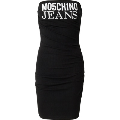 Moschino Jeans Рокля черно, размер XL