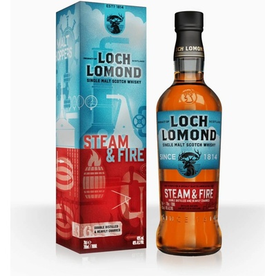 Loch Lomond Steam & Fire 46% 0,7 l (kartón)
