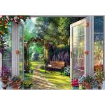 Schmidt Spiele - Puzzle Davison: A view of the enchanting garden - 1 000 piese