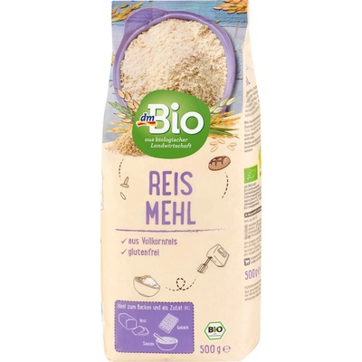 dmBio bio rýžová mouka celozrnná 0,5 kg
