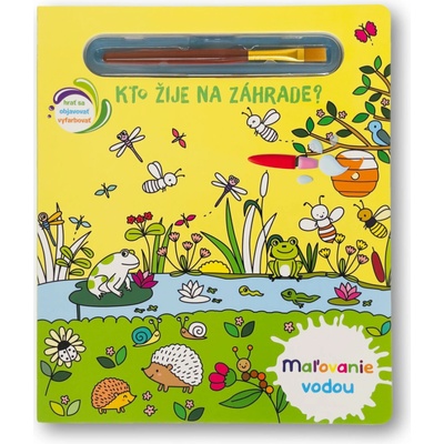 Maľovanie vodou Kto žije na záhrade? | autor neuvedený