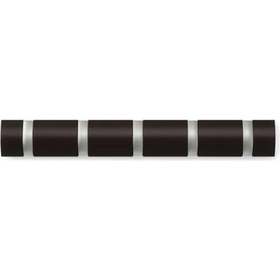 Umbra HK Limited Umbra Закачалка с 5 бр. куки flip - цвят еспресо (umbra-318850-213)
