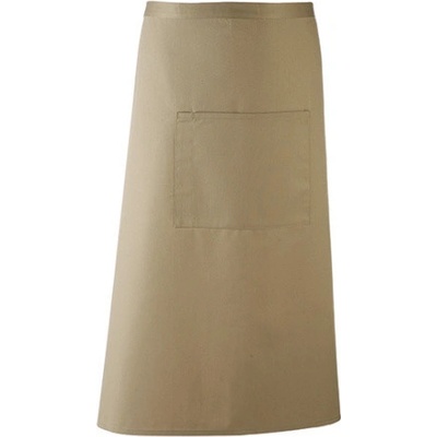 Premier Workwear Pracovní zástěra s kapsou PR158 Olive Pantone 378 90x80cm