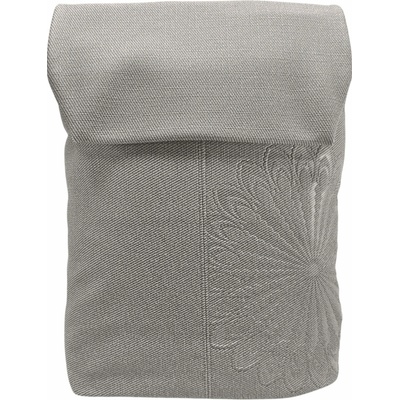 Tapple Středně šedý texturovaný s ornamenty Cora 16 l