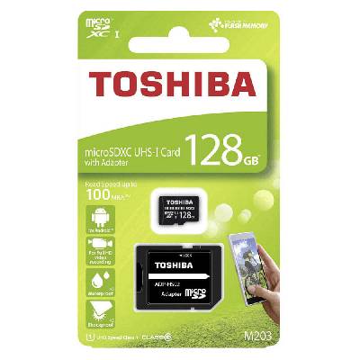 Флаш памет Toshiba Micro SDXC 128GB High Speed UHS-I - Клас 10