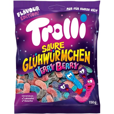 Trolli Saure Glühwürmchen Verry Berry 150 g