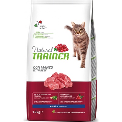 Trainer Natural Cat Adult hovězí 1,5 kg
