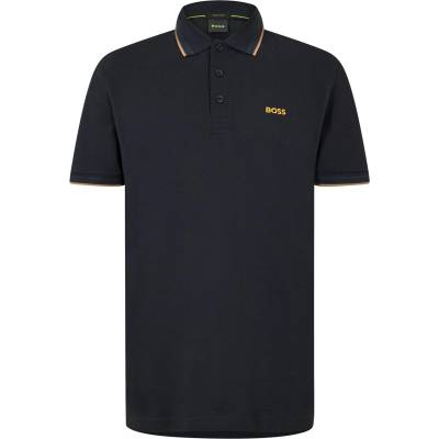 Boss Блуза с яка Boss Mens BOSS GREEN Paddy Polo Shirt with Contrast Tipping - Navy/Gold