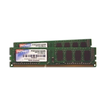 Patriot Signature Line DDR3 8GB 1333MHz CL9 (2x4GB) PSD38G1333K