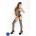 Bodystocking Passion BS023 černá