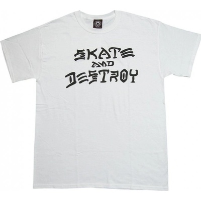 Thrasher Skate and Destroy bílá