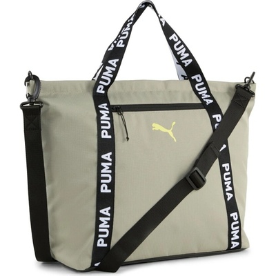 Dámska taška Puma AT ESSENTIALS SHOPPER sivá,biela,žltá