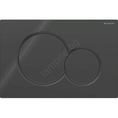 Geberit 115.770. DW. 5 - Бутон за смиване Sigma01 Round 24, 6x16, 4 cm черен (GB0013)