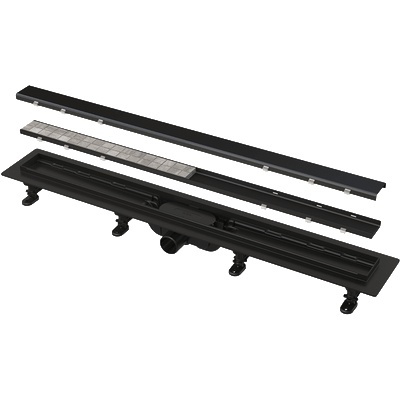 Alcadrain ЛИНЕЕН ПОДОВ СИФОН ПЛАСТ. 550мм simple apz19black-550 ф40 alcaplast (apz19black-550)