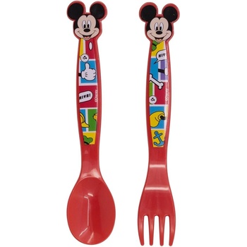 Stor Детски прибори Stor - Mickey Mouse, 2 броя (81117)