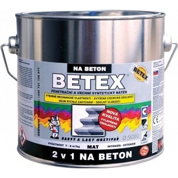 Betex 2v1 na beton S2131 2 kg šedá