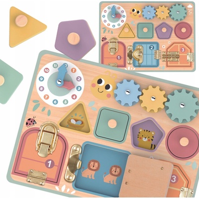 Tooky Toy Activity board Pastel