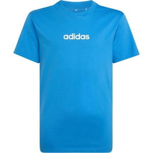 Adidas Детска тениска adidas Kid's Linear Tee 160 T-shirt - Ray Blue / White - размер 164 (EU) (704-4539-0514)