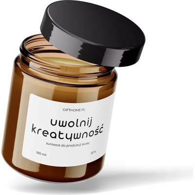 Gift Home Sklenená nádoba na sviečky s viečkom 180 ml hnedá dóza na sviečku