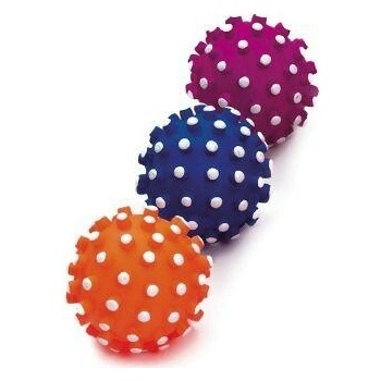 Karlie-Flamingo lopta ježatá pískací průměr 6 cm