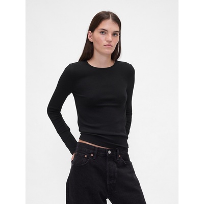 GAP Еластична тениска GAP GAP | Cheren | ЖЕНИ | XS