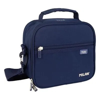 Milan Чанта за храна 1918, с 3 кутии, тъмносиня (08806SNCB)