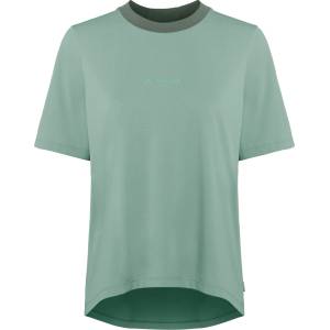 Vaude Дамска фланелка с къс ръкав за колоездене Vaude Women's Loamer Shirt Cycling jersey - Dusty Fern Uni - размер 42 (EU) (156-2548-0615)