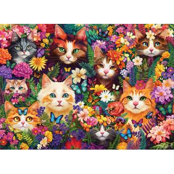 Cobble Hill - Puzzle Blooming Whiskers - 1 000 piese
