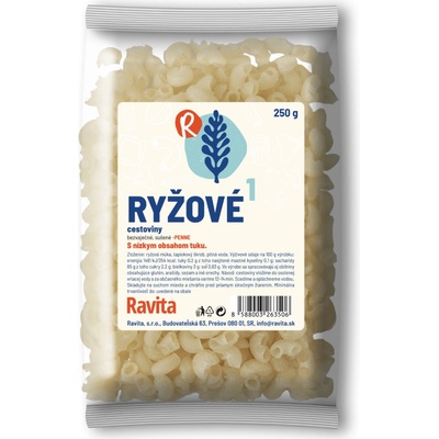 Ravita Ryžové cestoviny kolienka 250 g