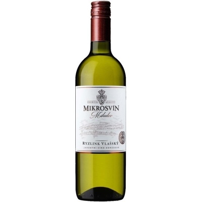 Mikrosvín Ryzlink vlašský Standard line 12% 0,75 l (holá lahev)
