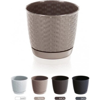 Prosperplast Ratolla Round Drlo 30,0 cm biely