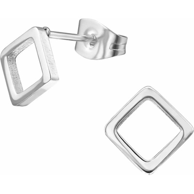 Bijutanki Обеци от Медицинска Стомана - Квадрат